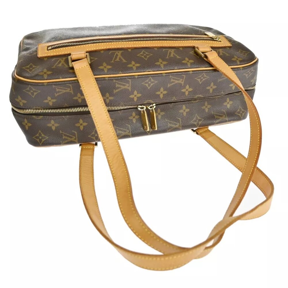 LOUIS VUITTON LV Logo Cite GM Shoulder Bag Monogram Leather Brown M51181 20EA317 - Picture 16 of 16